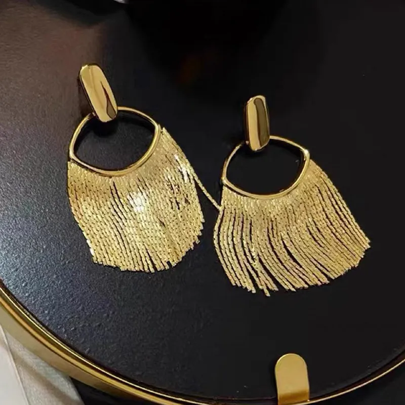 Yiru Copper Alloy Earrings Women's-5