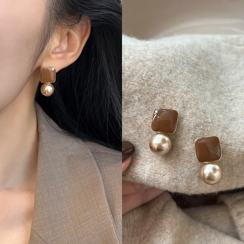 Yiru Copper Alloy Earrings Women's-5