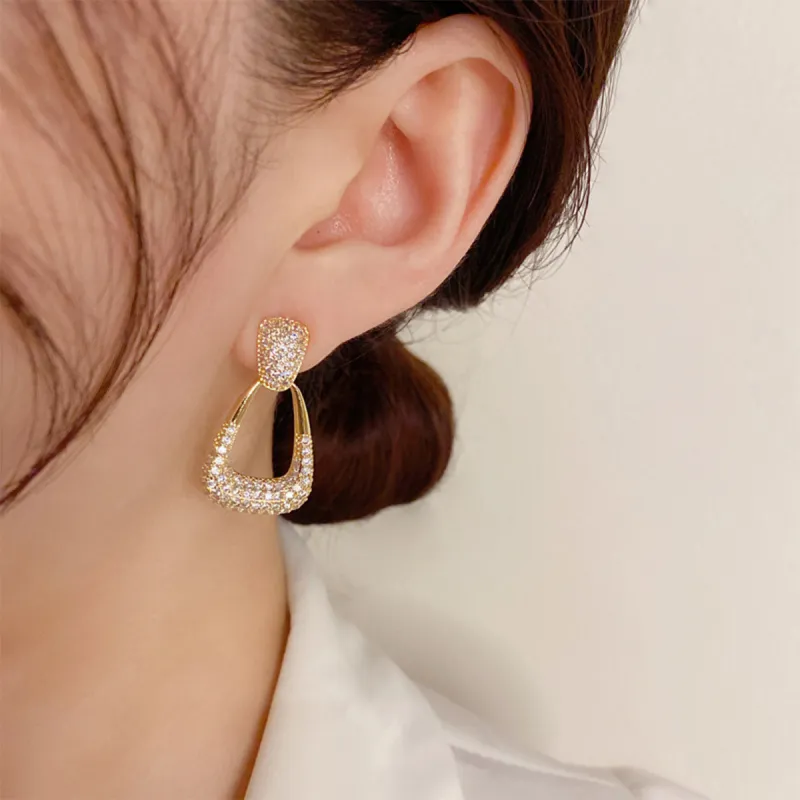 Yiru Copper Alloy Earrings Women's-3