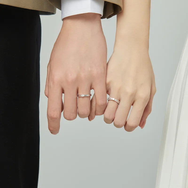 Yiru S925 Silver Ring Finger Jewelry Accessories Women's-2