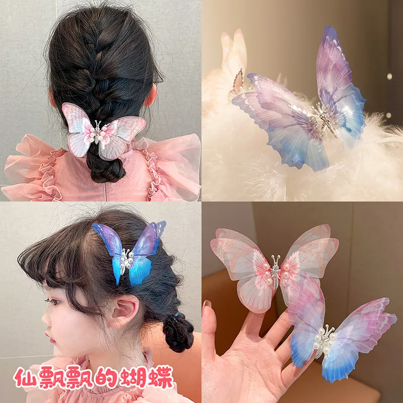 Yiru Fabric Alloy Hair Clips Kids'-2