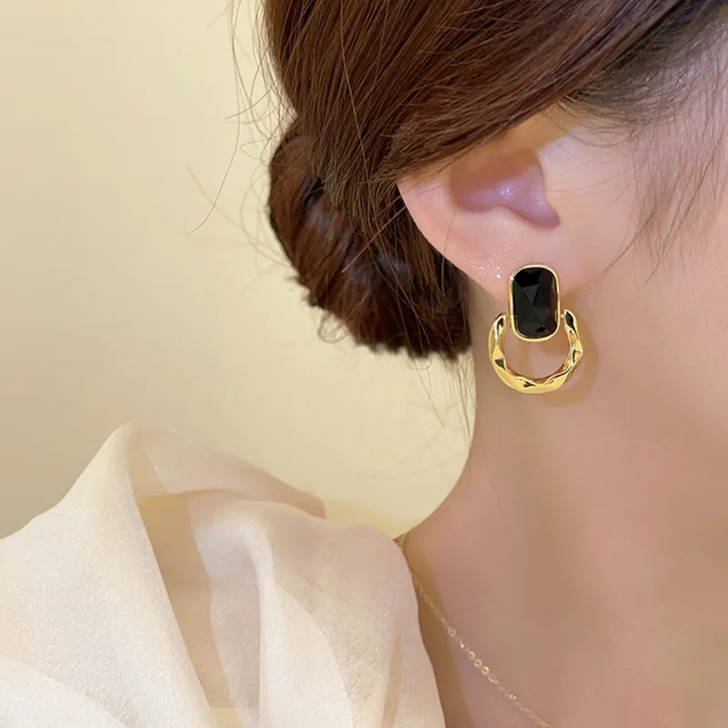Yiru Copper Alloy Earrings Women's-4