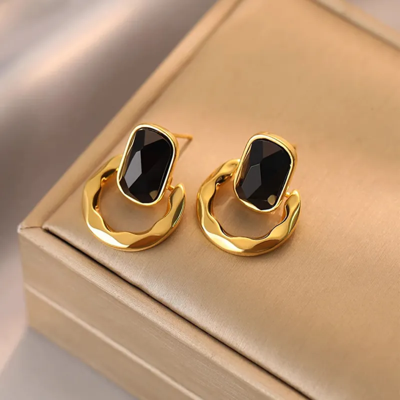 Yiru Copper Alloy Earrings Women's-5