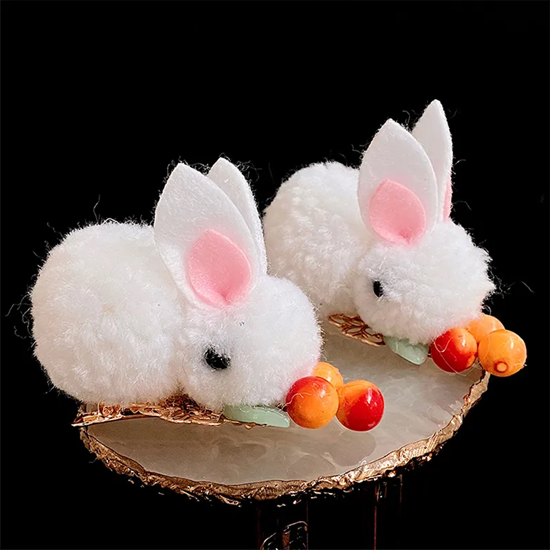 Yiru Fabric Resin Hair Clip Side Clip Hair Accessory Headpiece Women's-4