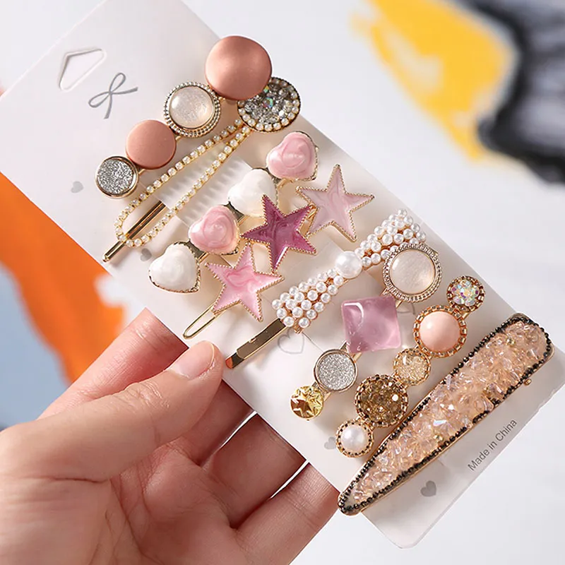Yiru Alloy Sweet Style Versatile Edge Clip Kids'-7