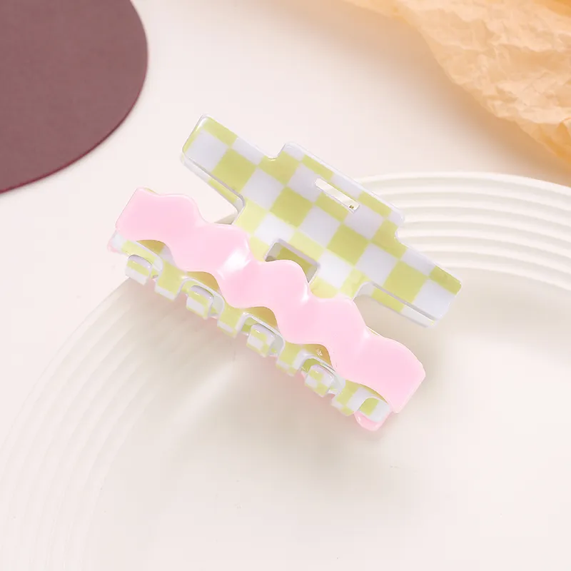Yiru Plate Hair Claw Clip Claw Clip Hair Clip Women's-1