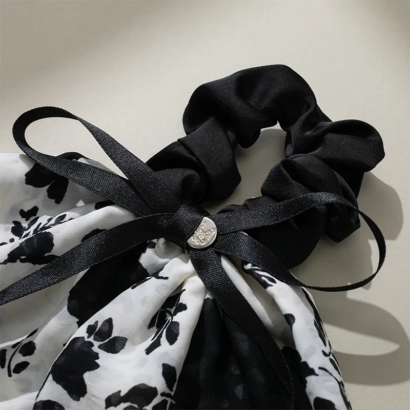 Yiru Fabric Rubber Band Hair Tie, Ponytail Hair Tie, Hair Accessory Women's-7