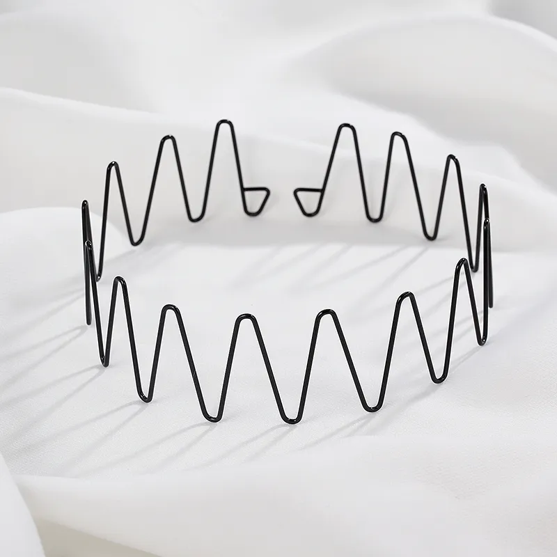 Yiru Alloy Invisible Headband Oil Head Sports Hair Clips Headband Unisex-1