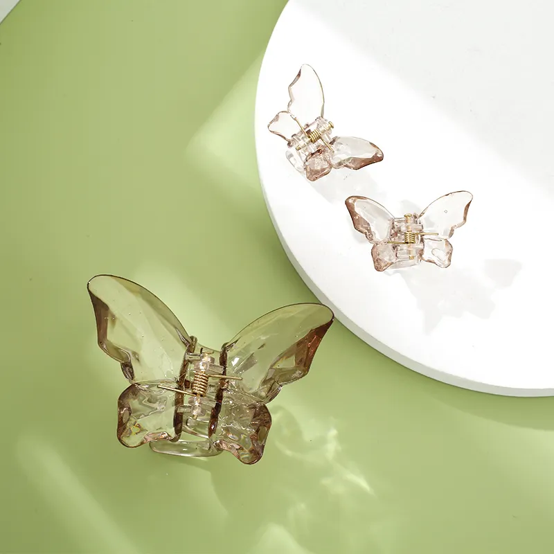 Yiru Acrylic Hair Clip Claw Clip Hair Accessory Women's-3