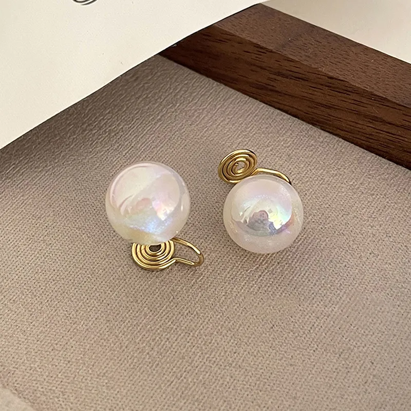 Yiru Alloy Clip On Earrings Women's-4