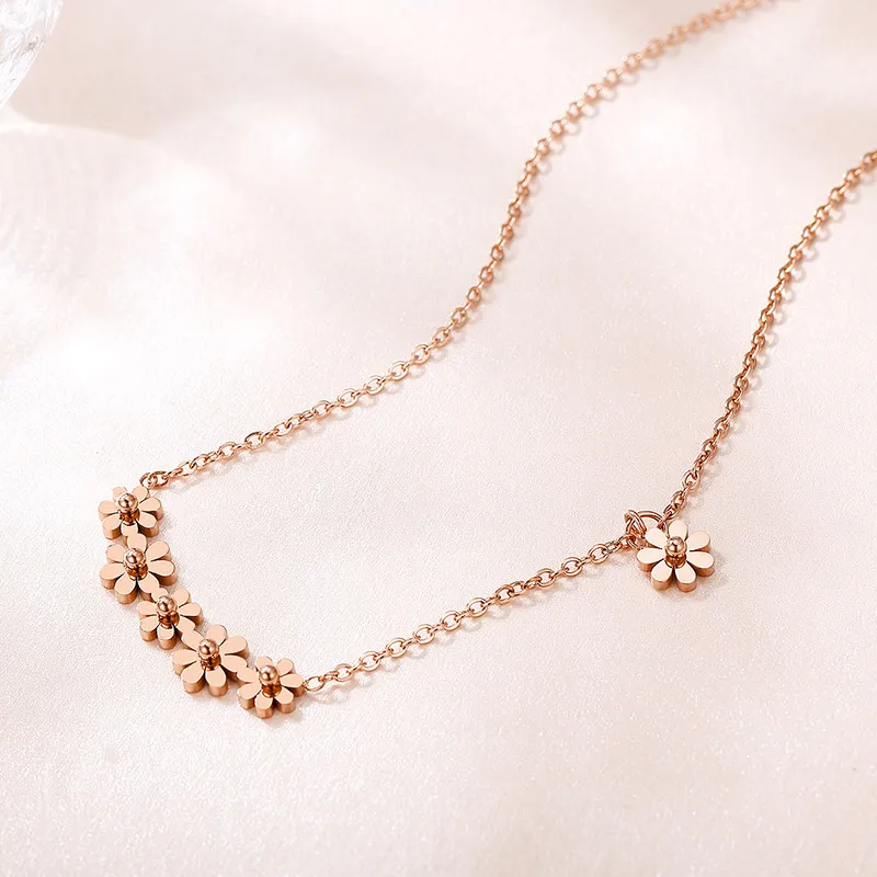 Yiru Titanium Steel Necklaces Women's-6
