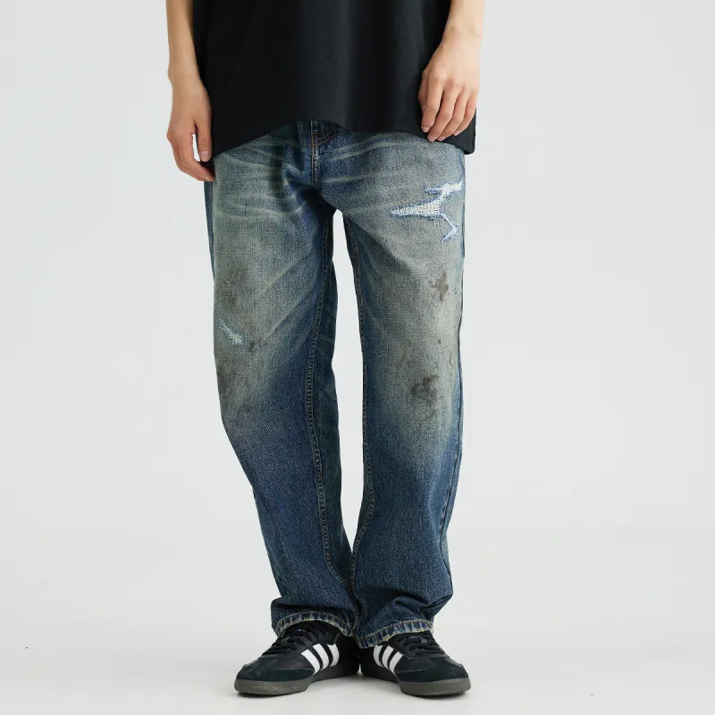 RESTICK Jeans Men Dark Blue-2