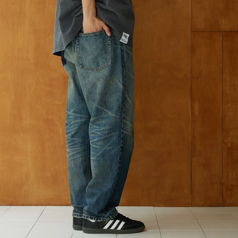 RESTICK Jeans Men Dark Blue-3