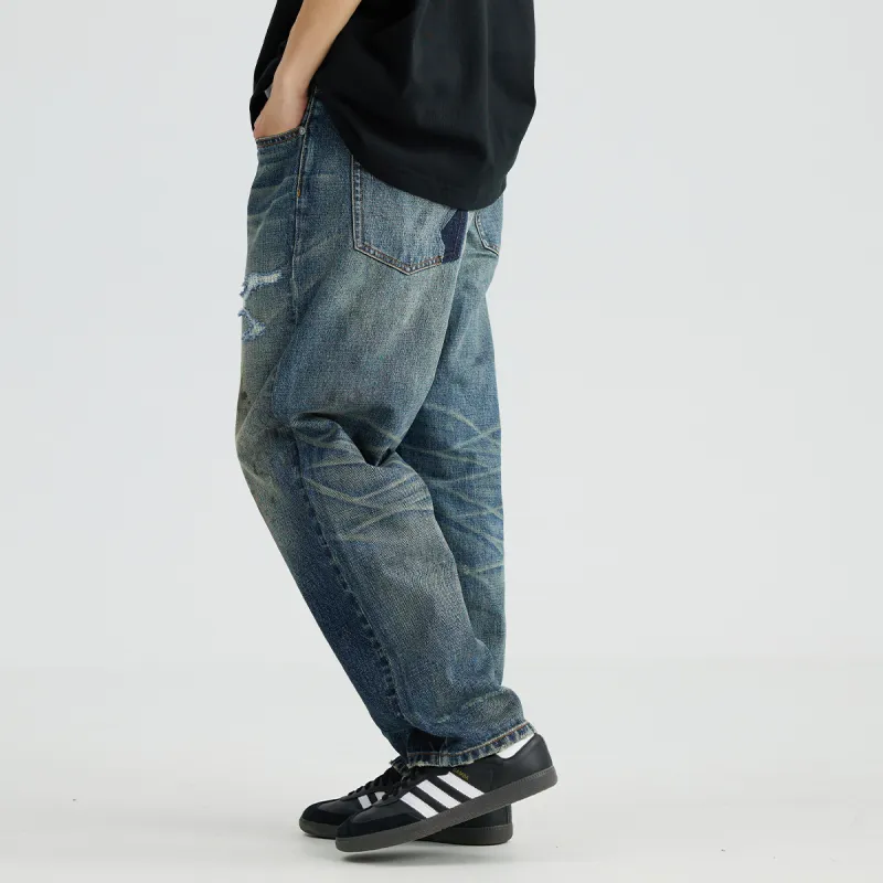 RESTICK Jeans Men Dark Blue-5