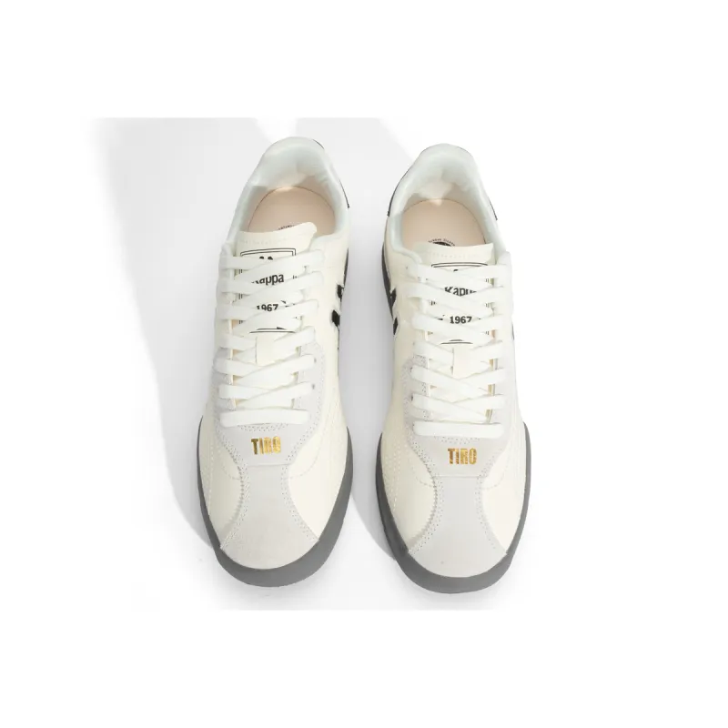 Kappa Abrasion Resistant Low Top Skateboard Shoes Unisex White-4