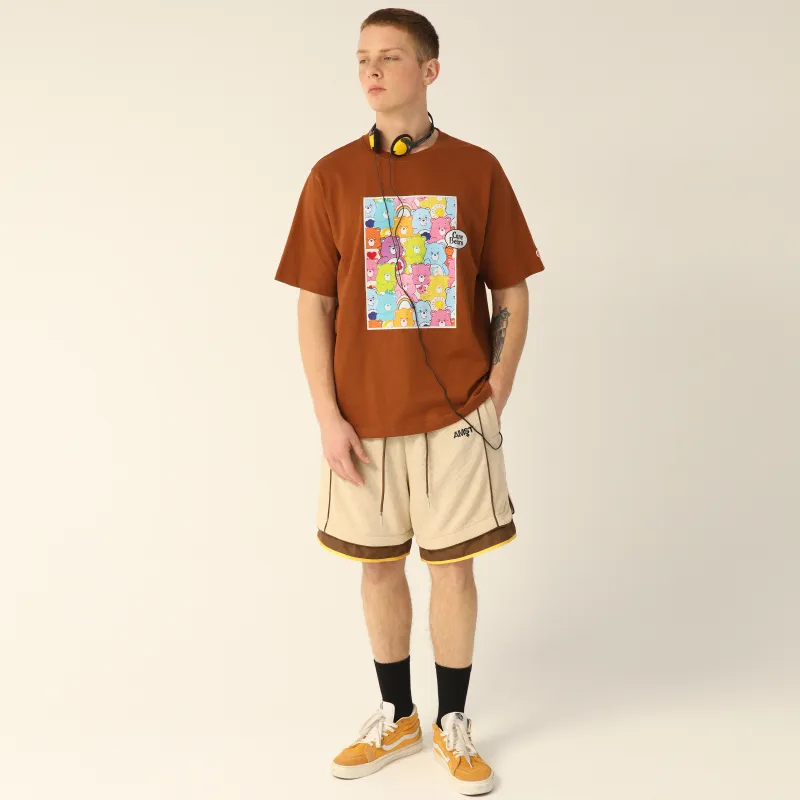 Carebears X AMONSTER T-Shirts Unisex Light Brown-2