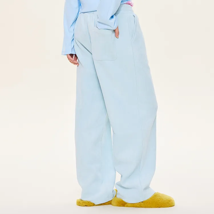 AMONSTER Casual Pants Unisex Light Blue-3