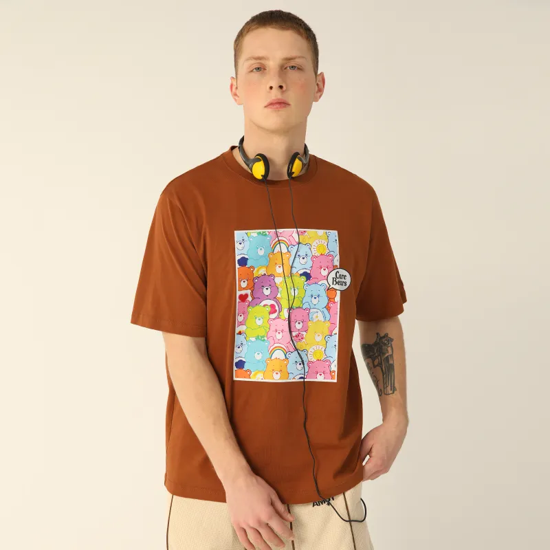 Carebears X AMONSTER T-Shirts Unisex Light Brown-5