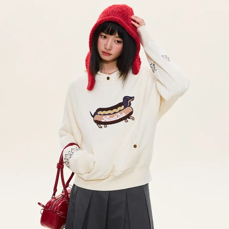 AMONSTER Sweatshirt Unisex Ivory-3