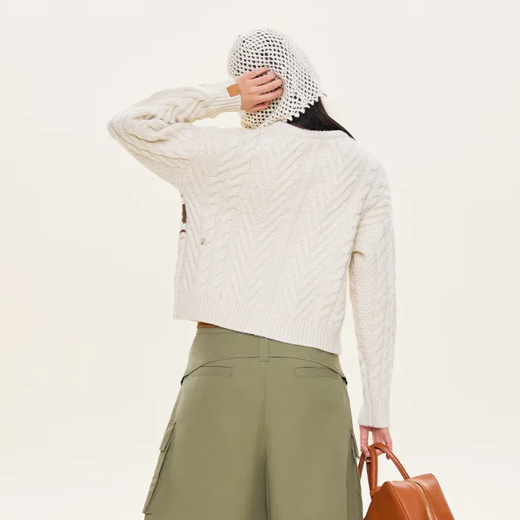 AMONSTER Sweaters Unisex Ecru-3