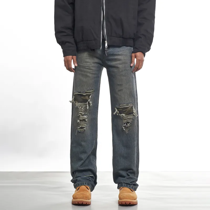 MT99 Jeans Unisex Vintage Blue-3