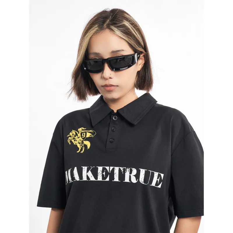 MT99 Polo Shirts Unisex Black-4