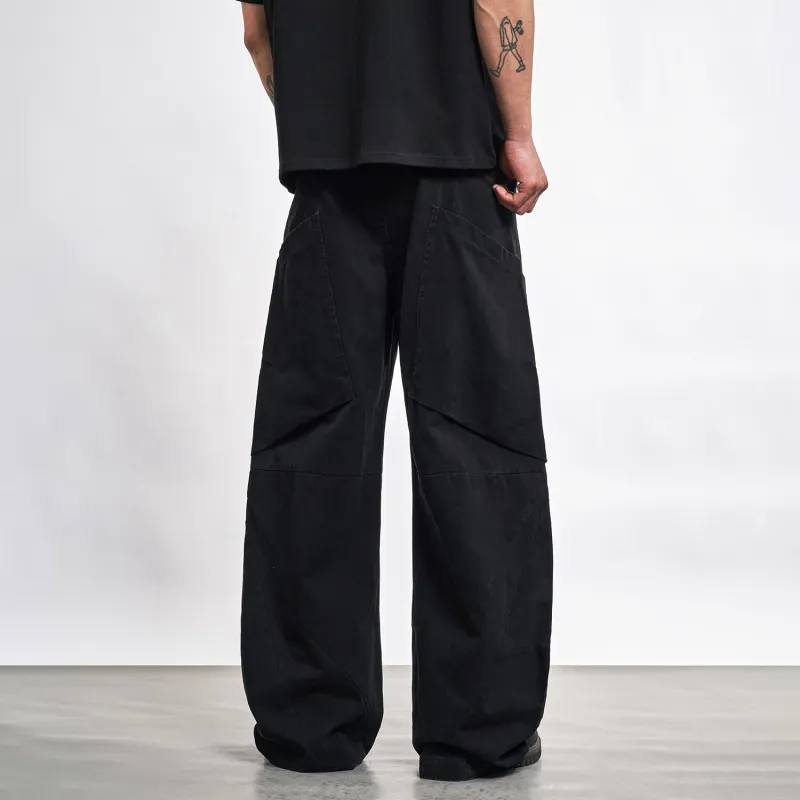 MT99 Casual Pants Unisex Black-5