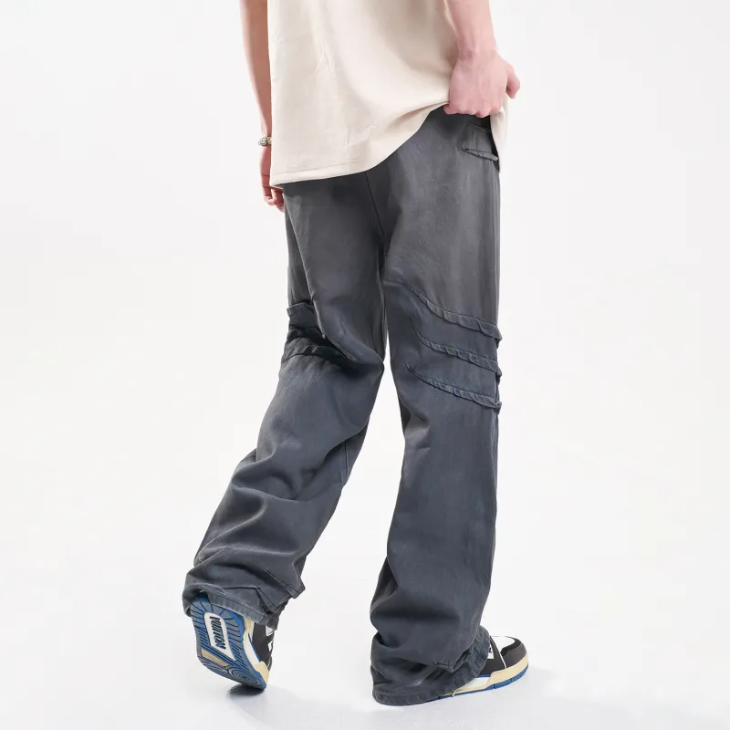 MT99 Cargo Pants Unisex Washable Blue-4