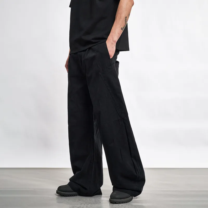 MT99 Casual Pants Unisex Black-4