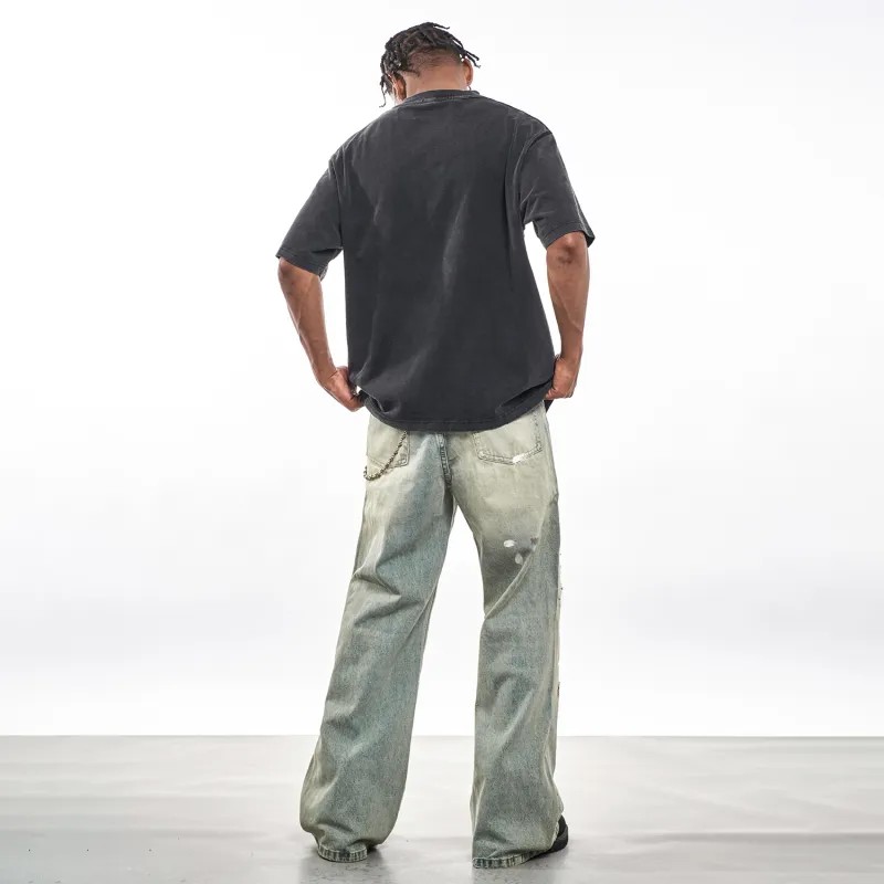 MT99 Jeans Unisex Blue-5