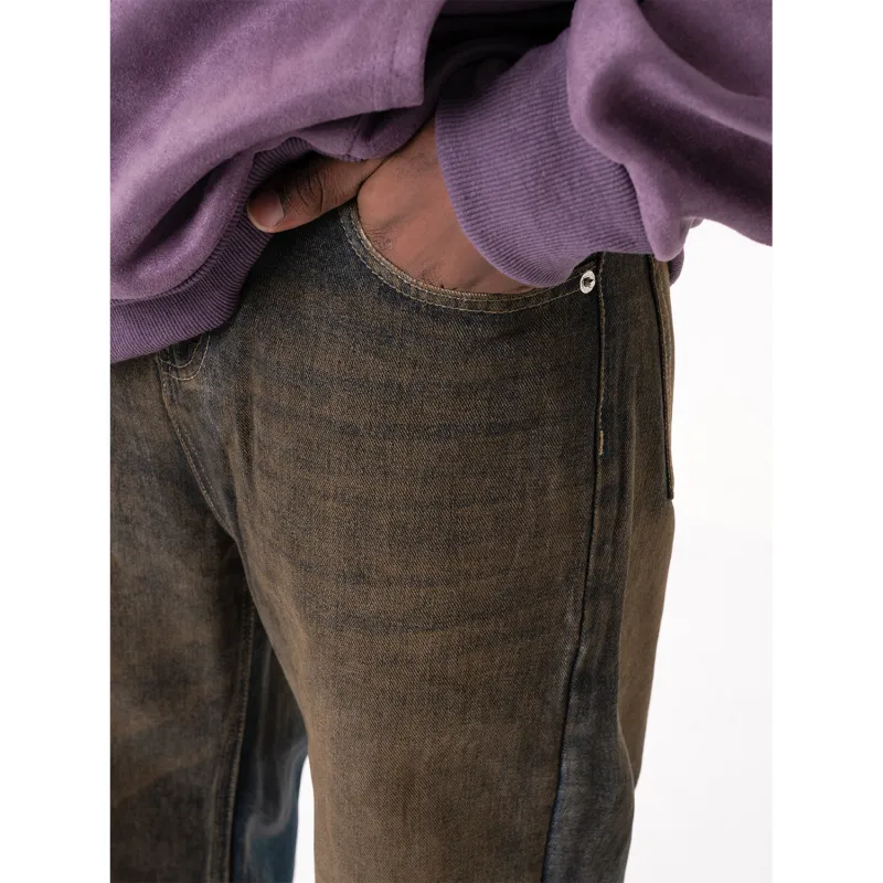 MT99 Jeans Unisex Yellow Mud Blue-6