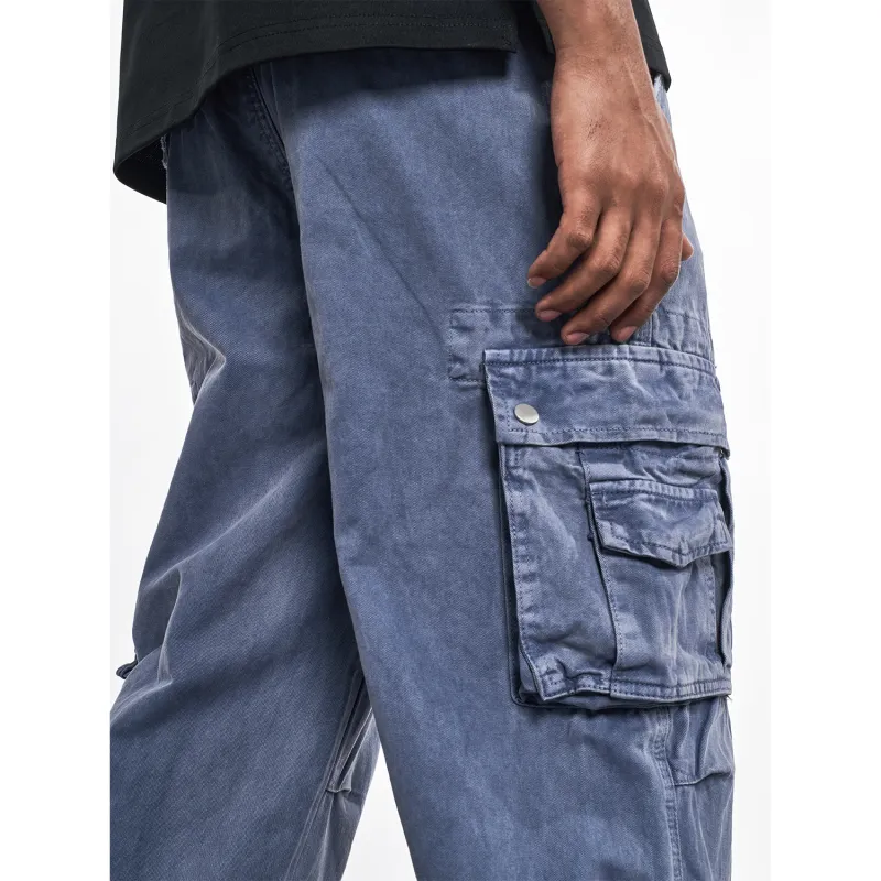 MT99 Cargo Pants Unisex Blue-6