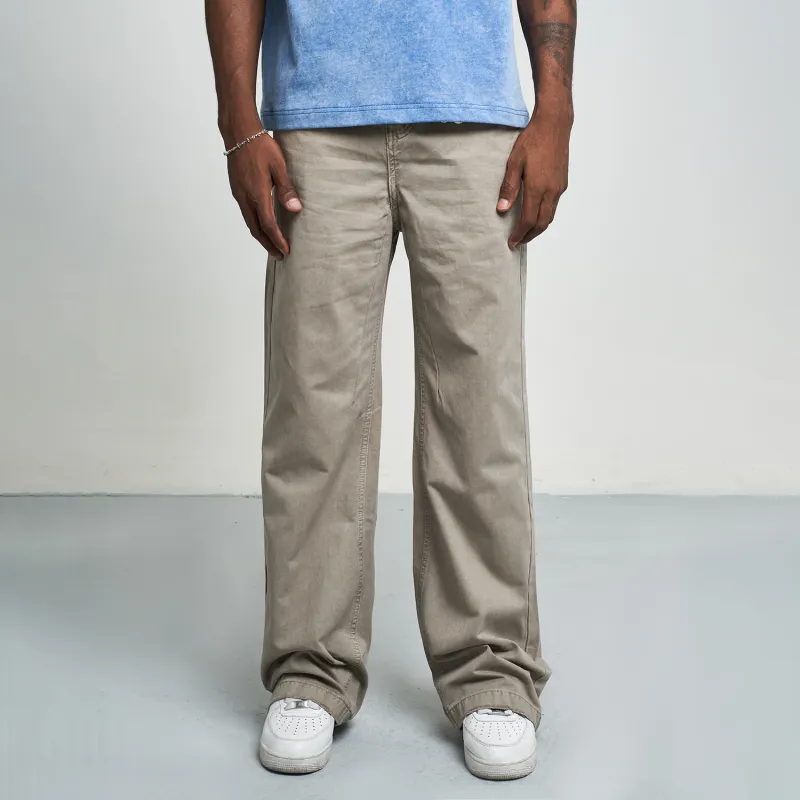 MT99 Casual Pants Unisex Khaki-3