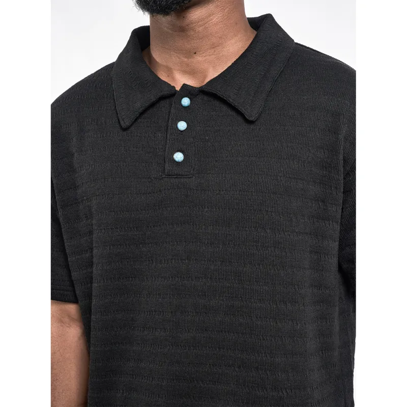 MT99 Polo Shirts Unisex Black-6
