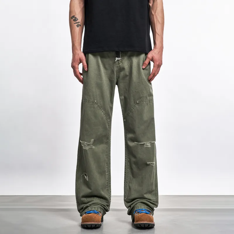 MT99 Cargo Pants Unisex Green-4