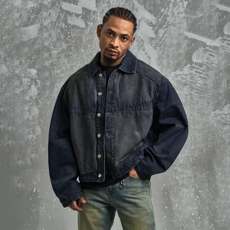MT99 Jackets & Coats Unisex Dirty Vintage Blue-2