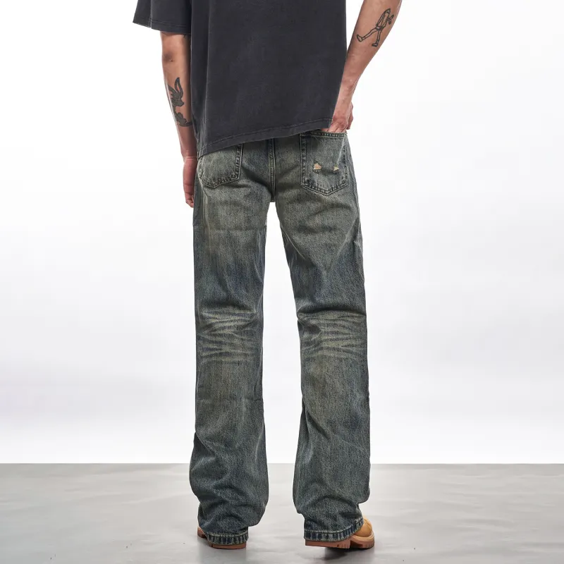 MT99 Jeans Unisex Vintage Blue-4