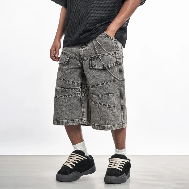 MT99 Cargo Shorts Unisex Gray-2