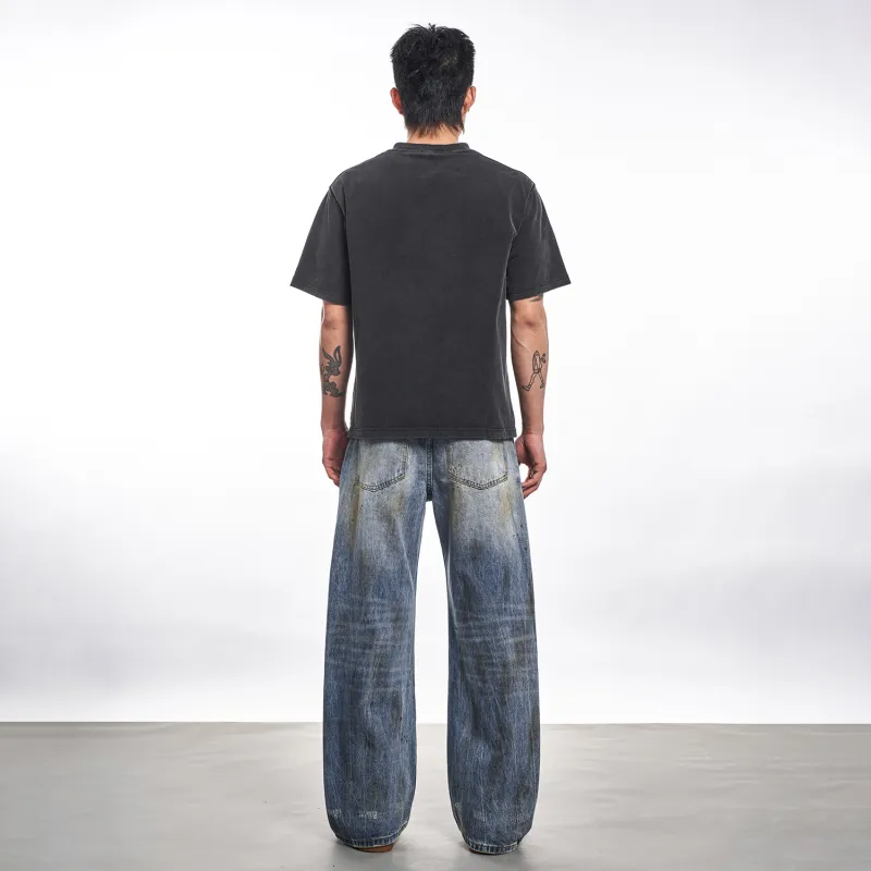 MT99 Jeans Unisex Blue-4