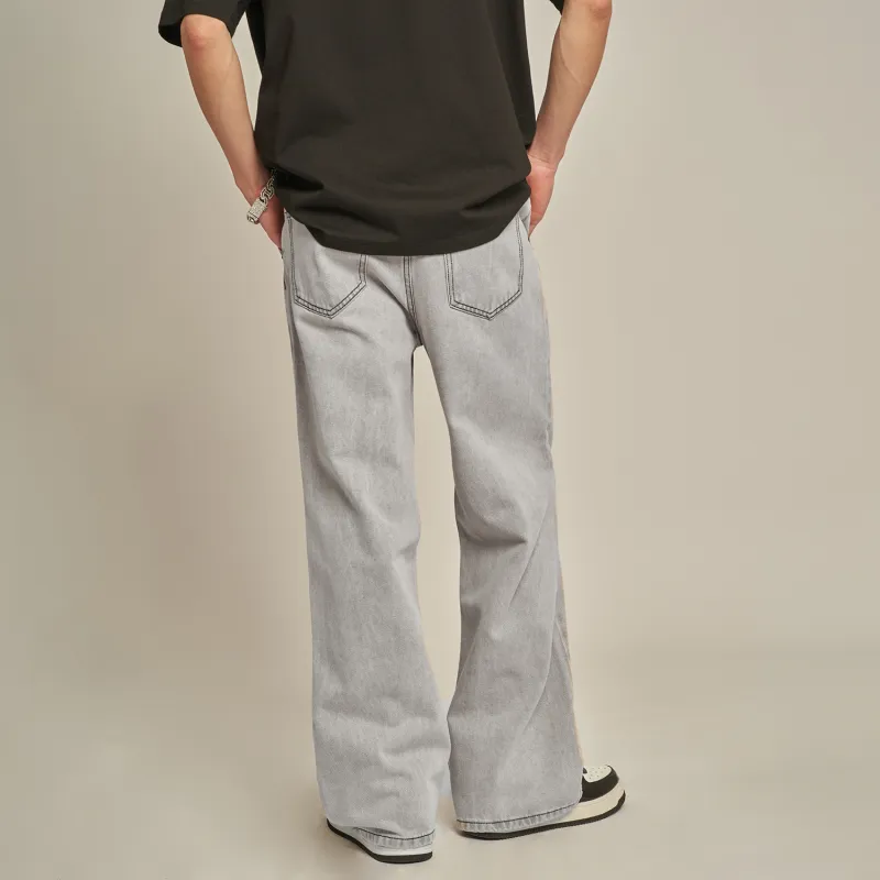 MT99 Jeans Unisex White Gray-4
