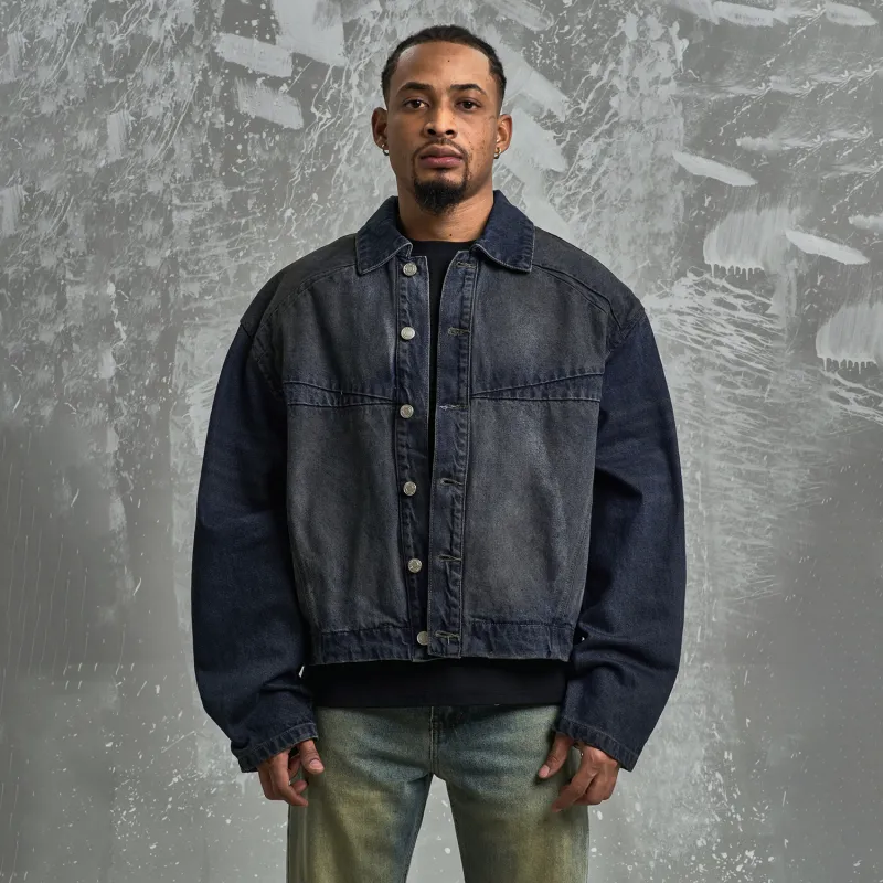 MT99 Jackets & Coats Unisex Dirty Vintage Blue-1