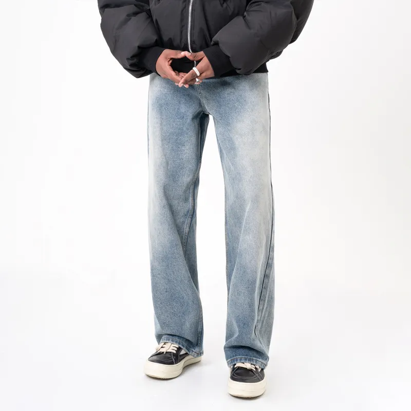 MT99 Jeans Unisex Vintage Blue-4