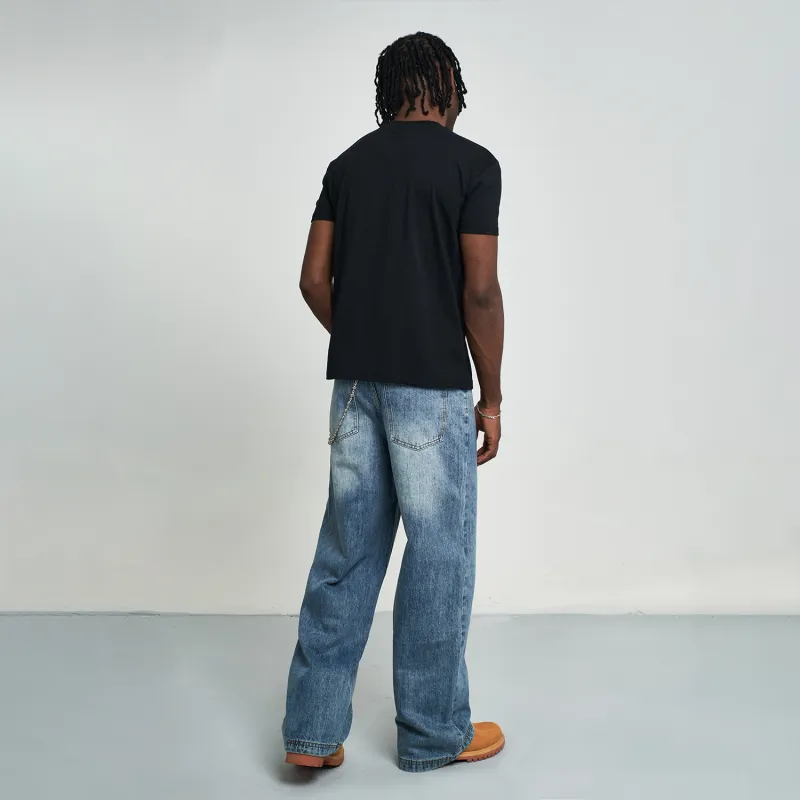 MT99 Jeans Unisex Vintage Blue-4