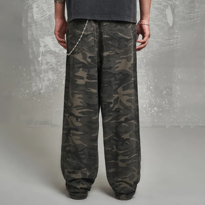 MT99 Casual Pants Unisex Camouflage-4