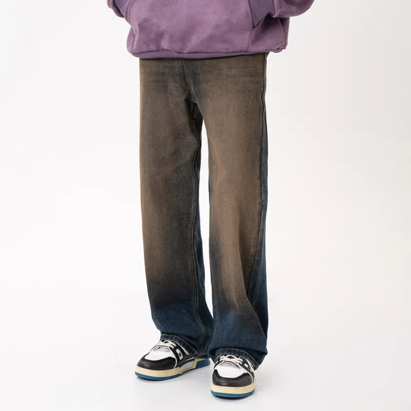 MT99 Jeans Unisex Yellow Mud Blue-5