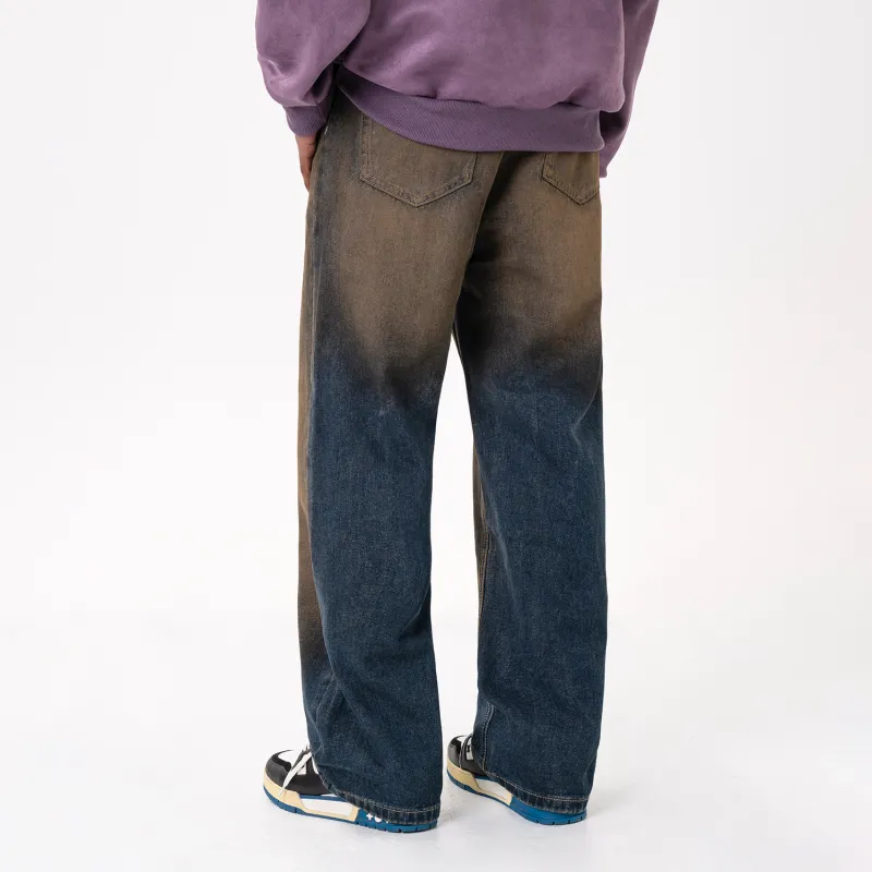 MT99 Jeans Unisex Yellow Mud Blue-4