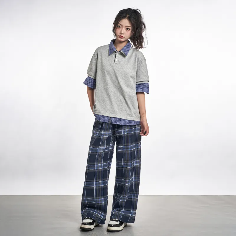 MT99 Casual Pants Unisex Blue-5
