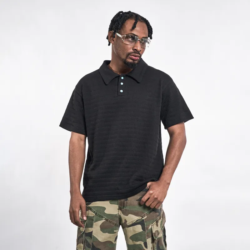 MT99 Polo Shirts Unisex Black-2