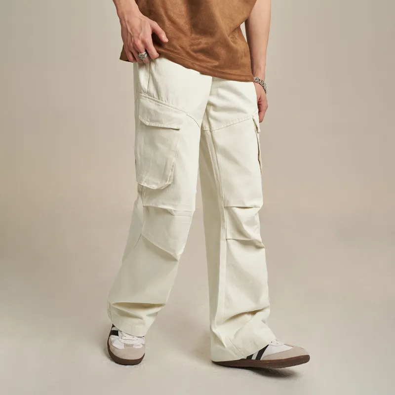 MT99 Casual Pants Unisex Apricot-5