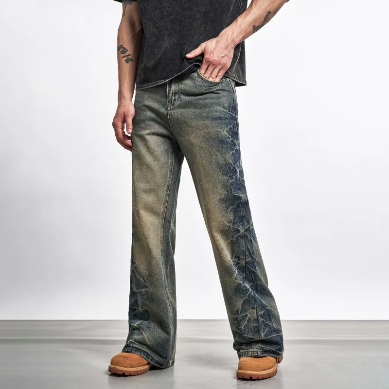 MT99 Jeans Unisex Vintage Blue-3